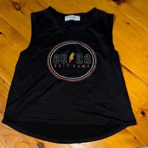 Black Burn Boot Camp Tank Top XS